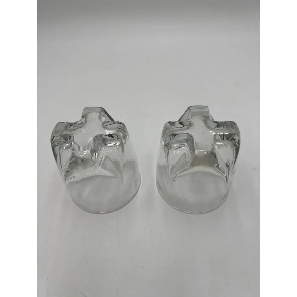 Pair Gentleman Jack Rare Tennessee Whiskey Heavy Rocks Glasses Barware